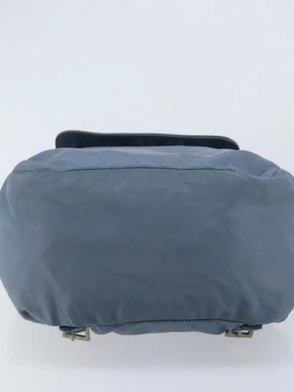 PRADA Backpack Nylon Baby Blue Silver Auth ti3674 - Picture 5 of 16